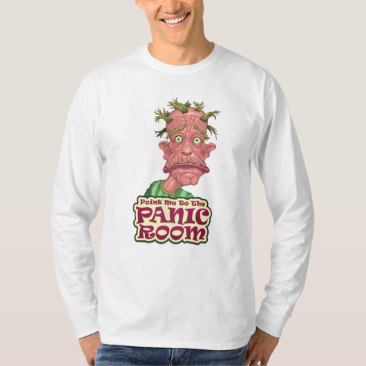 パニックルームメンズ長袖Tシャツ Tシャツ (正面)