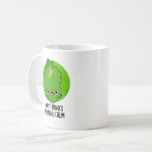 パニックロメーンカームベギおもしろいープン コーヒーマグカップ (正面左)