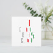 パニック売り株式市場のクラッシュ取引の外国為替ギフト 招待状 (スタンド正面)