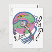 パニック殺人者 ポストカード (正面/裏面)