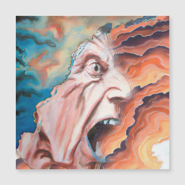 パニック波の油絵 (正面)