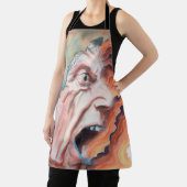 パニック波の油絵 エプロン (インサイチュ)