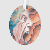 パニック波の油絵 オーナメント (正面)