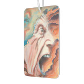 パニック波の油絵 カーエアーフレッシュナー (左)