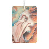 パニック波の油絵 カーエアーフレッシュナー (裏面)