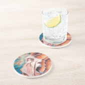 パニック波の油絵 コースター (側面)