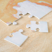 パニック波の油絵 ジグソーパズル (側面)