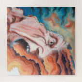 パニック波の油絵 ジグソーパズル (横)