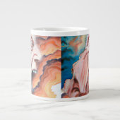 パニック波の油絵 ジャンボコーヒーマグカップ (正面)