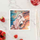 パニック波の油絵 スタンダードカクテルナプキン (インサイチュ)