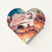 パニック波の油絵 ノートブック (裏面)