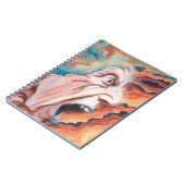 パニック波の油絵 ノートブック (左側)