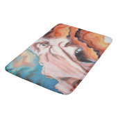 パニック波の油絵 バスマット (アングル)