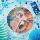 パニック波の油絵 ペーパープレート (パーティー)