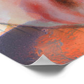 パニック波の油絵 ポスター (角)