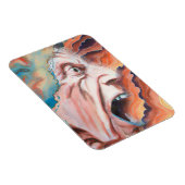 パニック波の油絵 マグネット (右側)