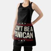 パニック状態のトランプをしないでおもしろいくれ エプロン (インサイチュ)