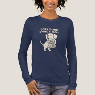 パニック発作とポークリンド | 不安なダックスフント トライブレンドTシャツ