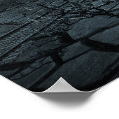 パニック発作または不安PTSD、超現実的なポスタープリント ポスター (角)