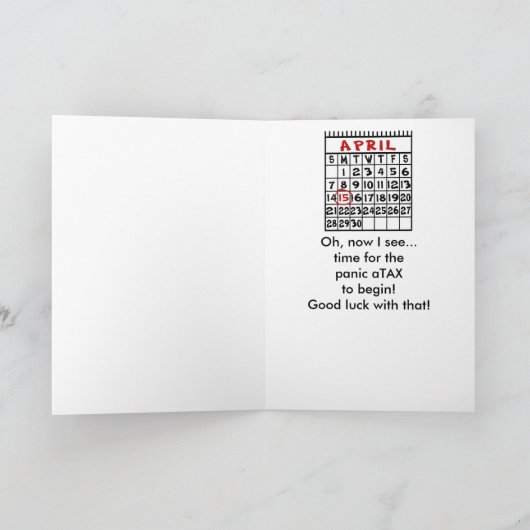 パニック税！ カード (内部)