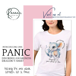 パニック障害啓発ドラゴン ダークレタリング トライブレンドＴシャツ