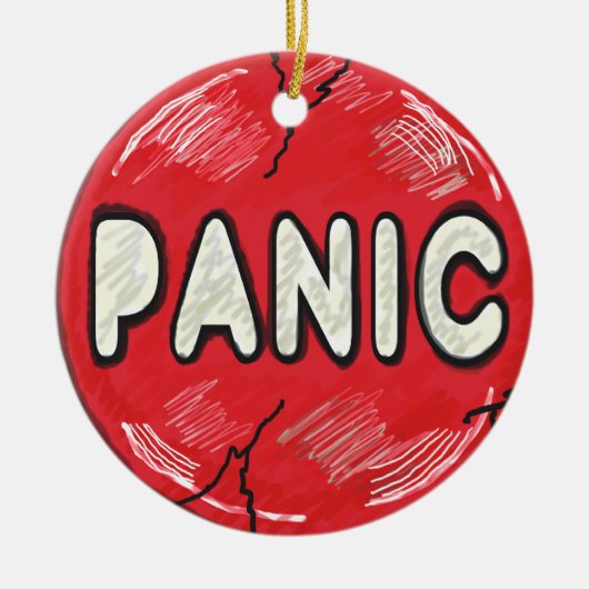 パニック・ボタン セラミックオーナメント (正面)