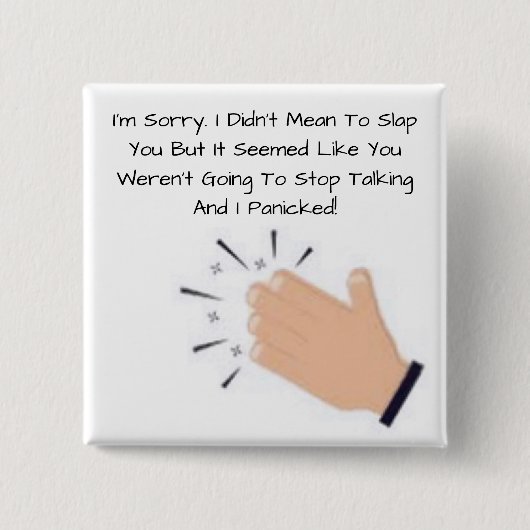 パニック・ボタン 缶バッジ (正面)