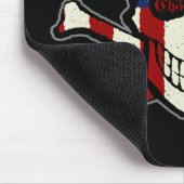 パニッシャーのスカルのアメリカの旗のグラフィック マウスパッド (コーナー)