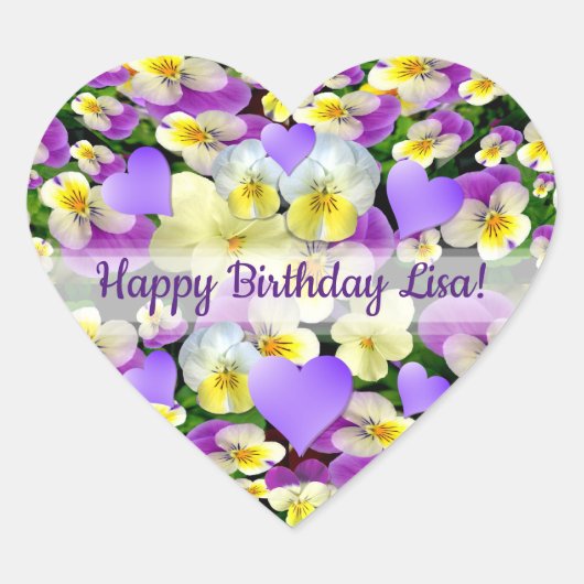 パニパーソナライズされたーパーフェクト ハートシール (正面)