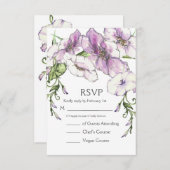 パニモダンー結婚ス 出欠カード (正面/裏面)