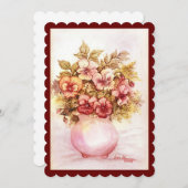 パニーズフラットホリデーカードの花瓶 シーズンカード (正面/裏面)