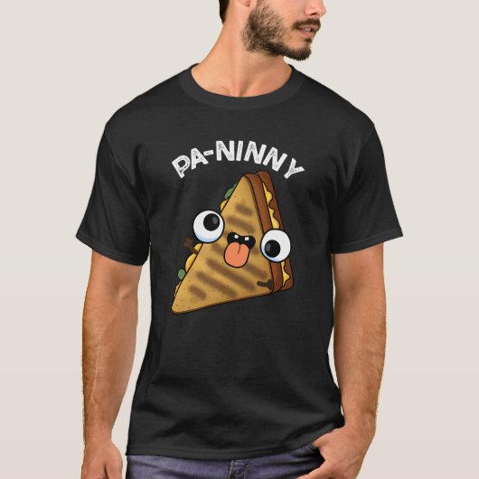 パニーニパニおもしろいプンダークBG Tシャツ (正面)