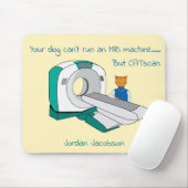 パニー犬はMRIで走きないが、CATscan マウスパッド (マウス)