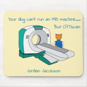 パニー犬はMRIで走きないが、CATscan マウスパッド