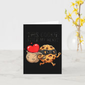 パニー・クッキー・デー ナショナル チョコレート チップ デザイナー カード (黄色い花)