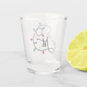パニー・レッツが点灯 | Christmas Lights Drink Pun ショットグラス (裏面)