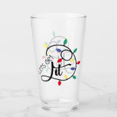 パニー・レッツが点灯 | Christmas Lights Drink Pun タンブラーグラス (正面)