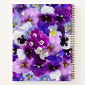 パネカラフルスかわいらし、花、 ノートブック (裏面)