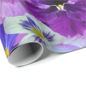 パネカラフルスかわいらし、花、 ラッピングペーパー (ロールコーナー)