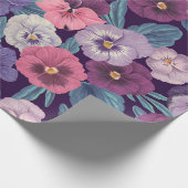 パネカラフルスレット深い ラッピングペーパー (角)