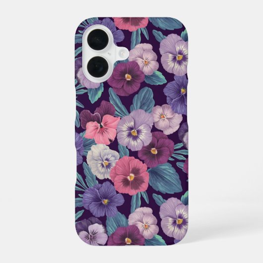 パネカラフルスレット深い iPhone 16ケース (裏面)