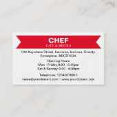 パネスタイリッシュル – 赤 名刺 (裏面)