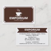 パネスタイリッシュル – Coffee 4C2A1E (eggshell) 名刺 (正面/裏面)