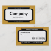 パネスタイリッシュル – Raw Sienna (CC9933) 名刺 (正面/裏面)