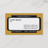 パネスタイリッシュル – Raw Sienna (CC9933) 名刺 (裏面)
