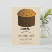 パネットンキャラクタークリスマスパーティの招待状 招待状 (スタンド正面)