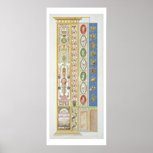 パネルからラファエルLoggia at the Vatican, engr ポスター (正面)