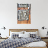 パネルは手離れのドア、12世紀（ブロンツ） キャンバスプリント (インサイチュ (寝室))