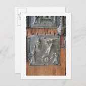 パネルは手離れのドア、12世紀（ブロンツ） ポストカード (正面/裏面)