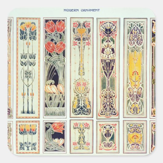 パネルデザインの選択， 'からプレートIX モダン スクエアシール (正面)